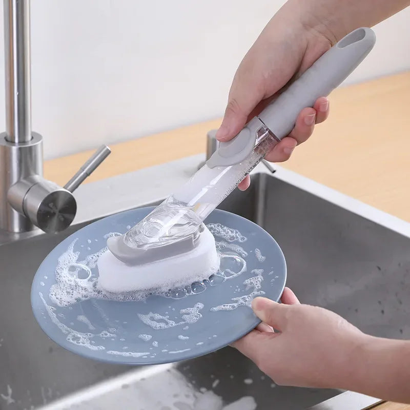 2-in-1 Soap Dispensing Scrub Brush