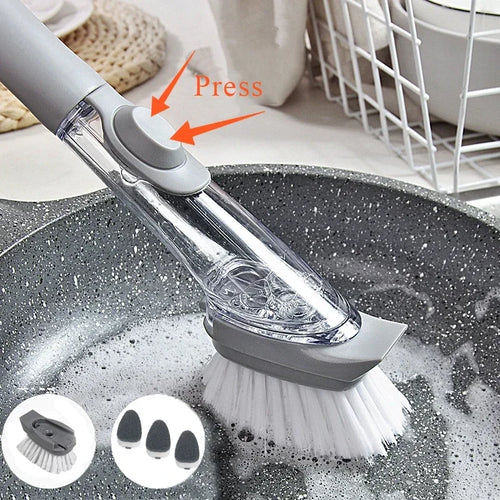 2-in-1 Soap Dispensing Scrub Brush